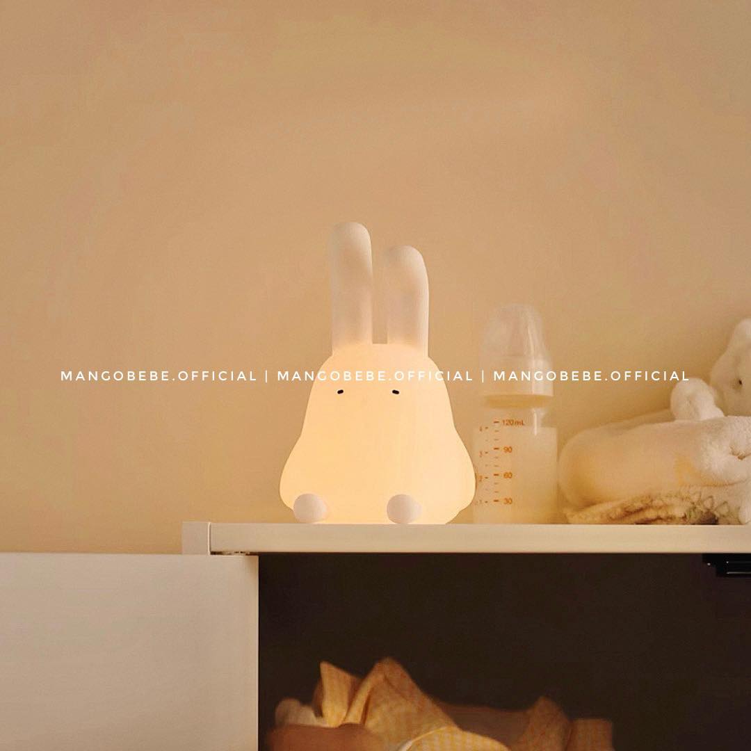 Đèn ngủ thỏ tai gấp Cute